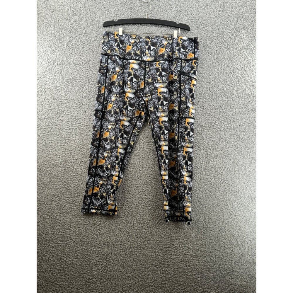 Constantly Varied Gear Skull & Butterfly Print Leggings XX-Large